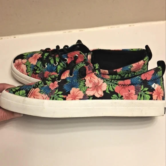 SPERRY TOP SIDER TROPICAL PRINT EUC - Picture 3 of 16